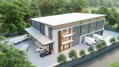 โครงการก่อสร้าง-อาคารโรงงานซื้อขาย-เก็บชิ้นส่วนเครื่องจักรกลเก่า